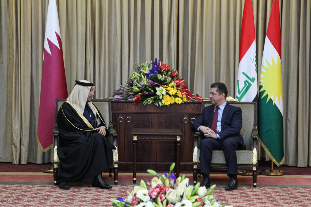 وزير خارجية قطر: ثمة فرصة جيدة لتعزيز الاستثمار مع كوردستان